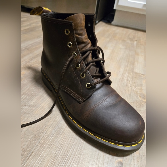 Dr. Martens 1460 Crazy Horse Leather Lace Up Boots